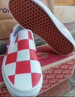kohls red checkered vans