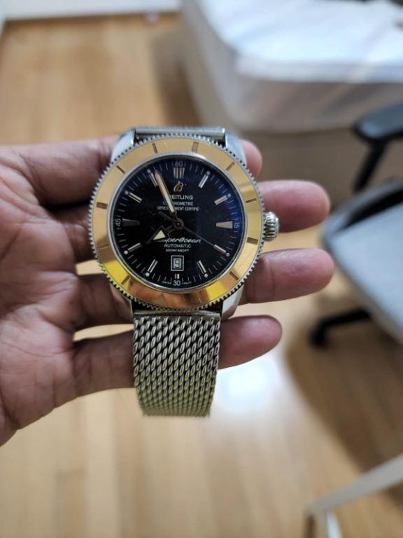 Breitling superocean heritage 46 gold cheap