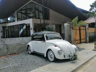 Bridal Car Volkswagen Beetle Vintage Topdown White for rent Picture Vehicle Vintage Car For Rent