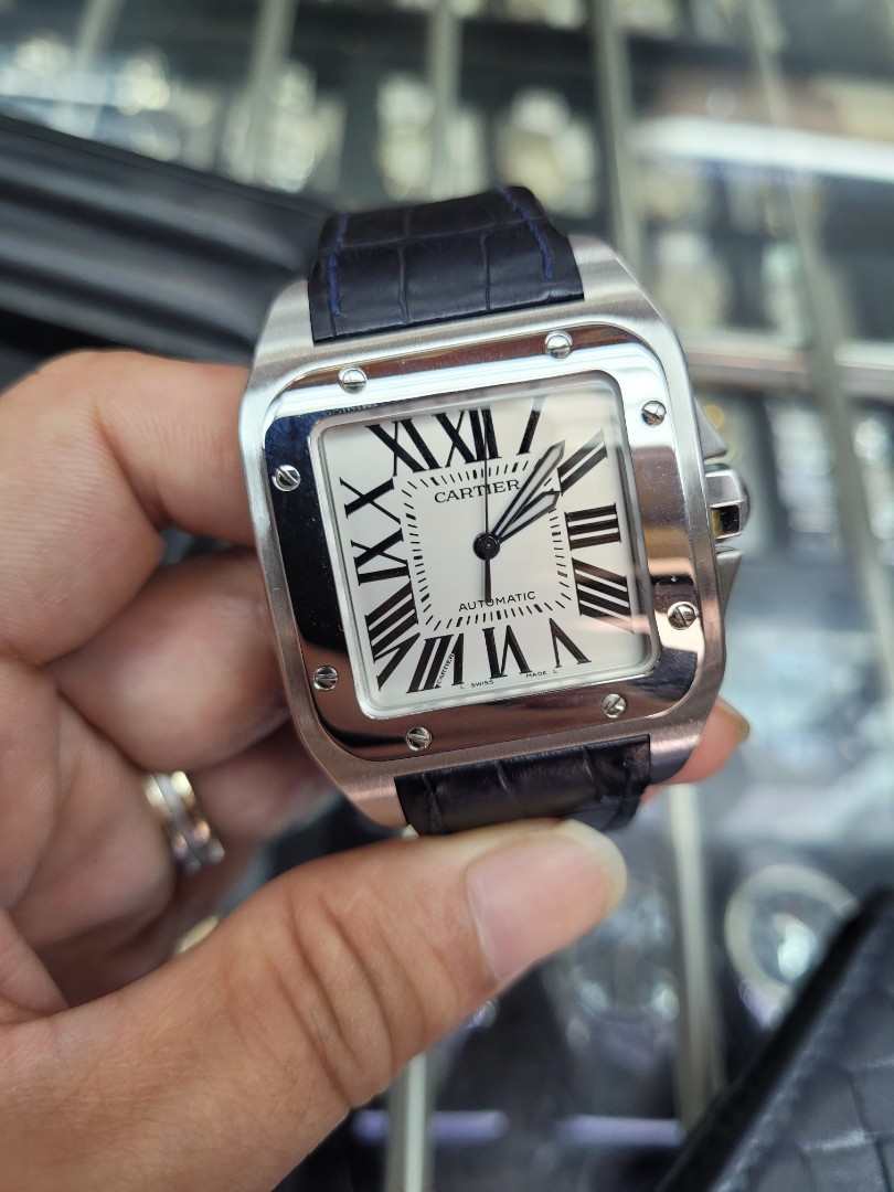 Cartier santos sales 100 large