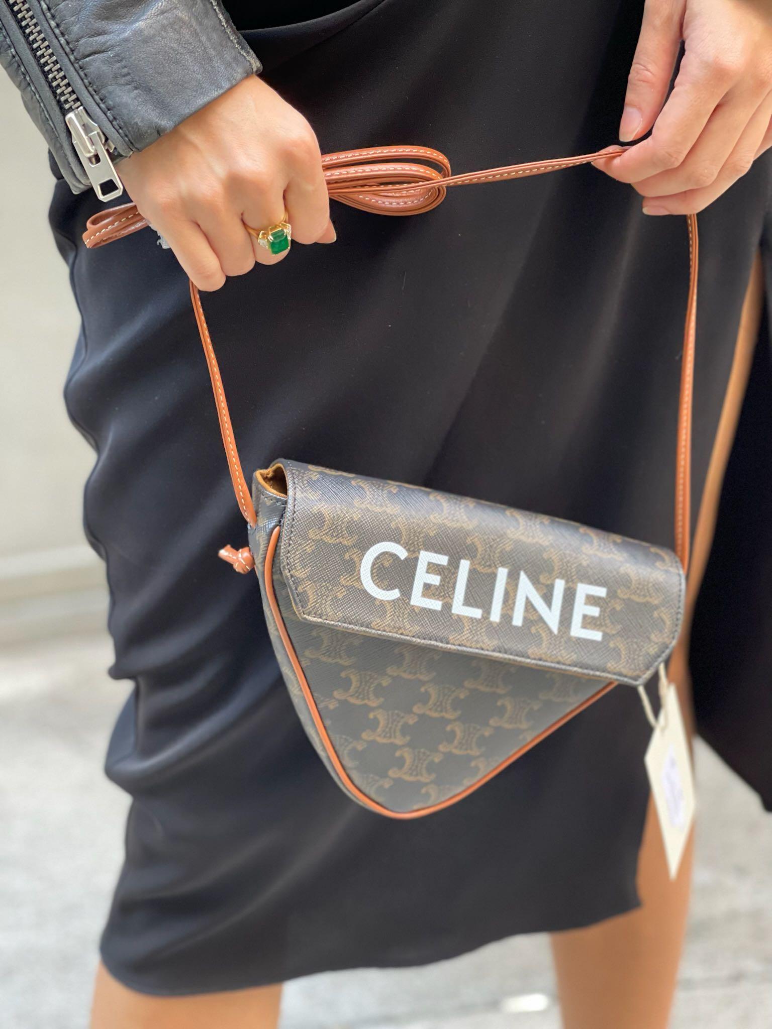 Celine Triangle Bag, 名牌, 手袋及銀包- Carousell