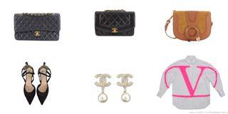 Chanel Fendi Louis Vuitton bag
