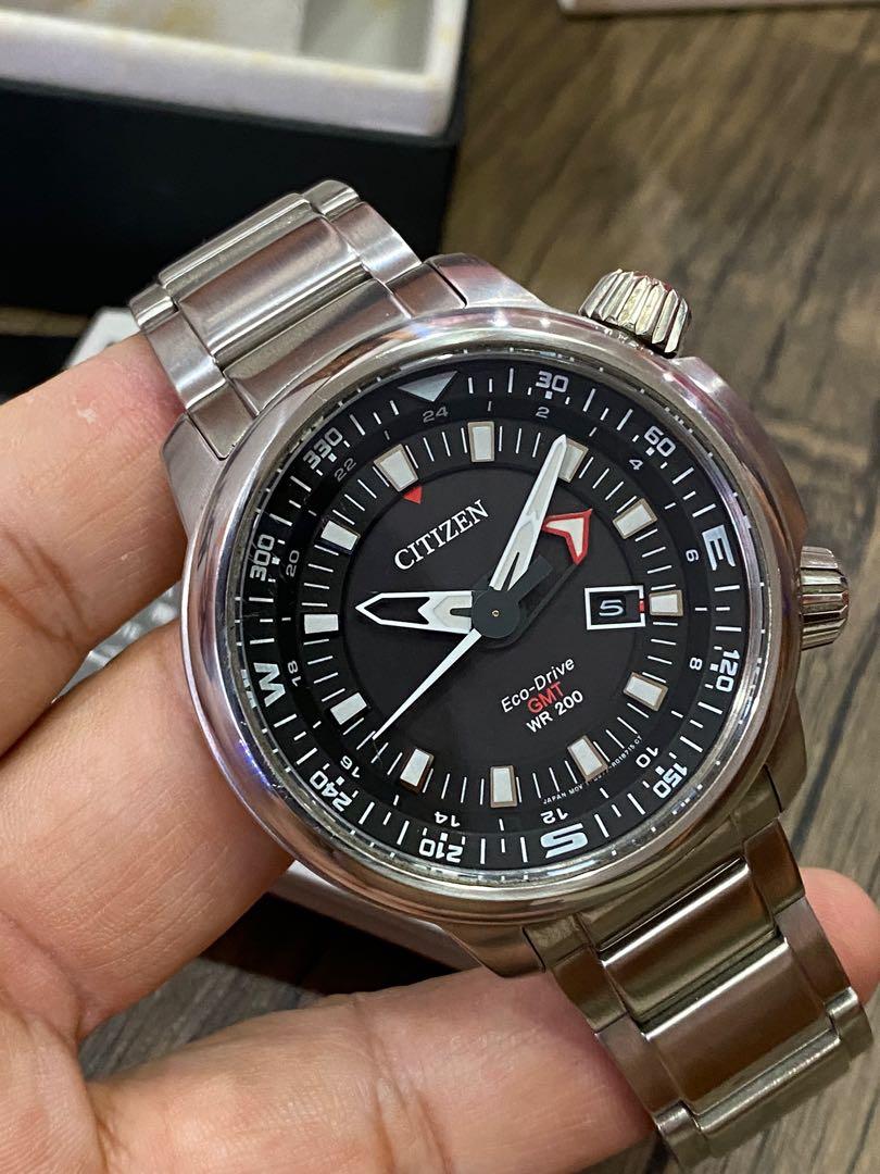 Citizen eco 2025 drive gmt watch