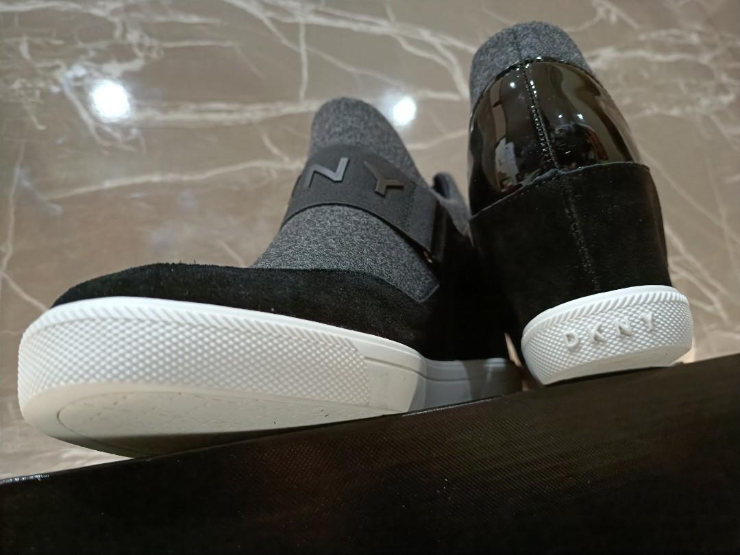 Wedge grey sneakers on sale