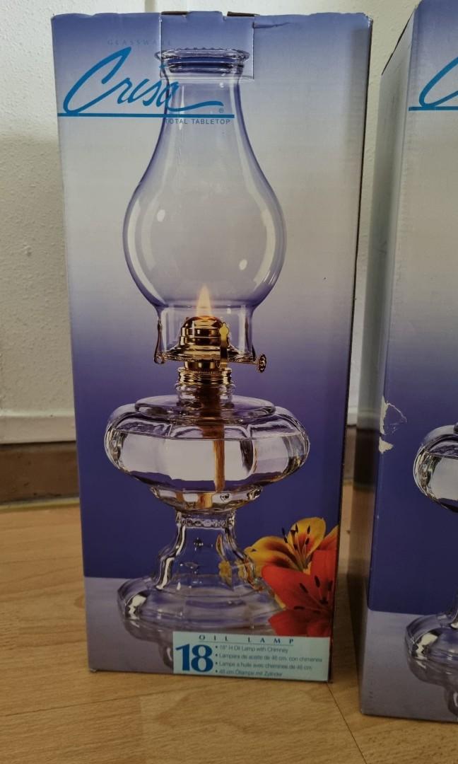 Crisa table oil lamp