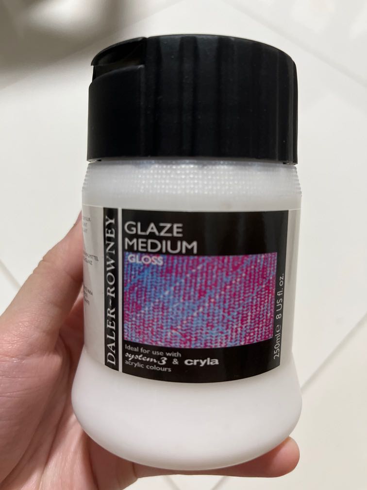 Daler Rowney Glaze Medium Gloss 250ml *Ideal for use with system 3