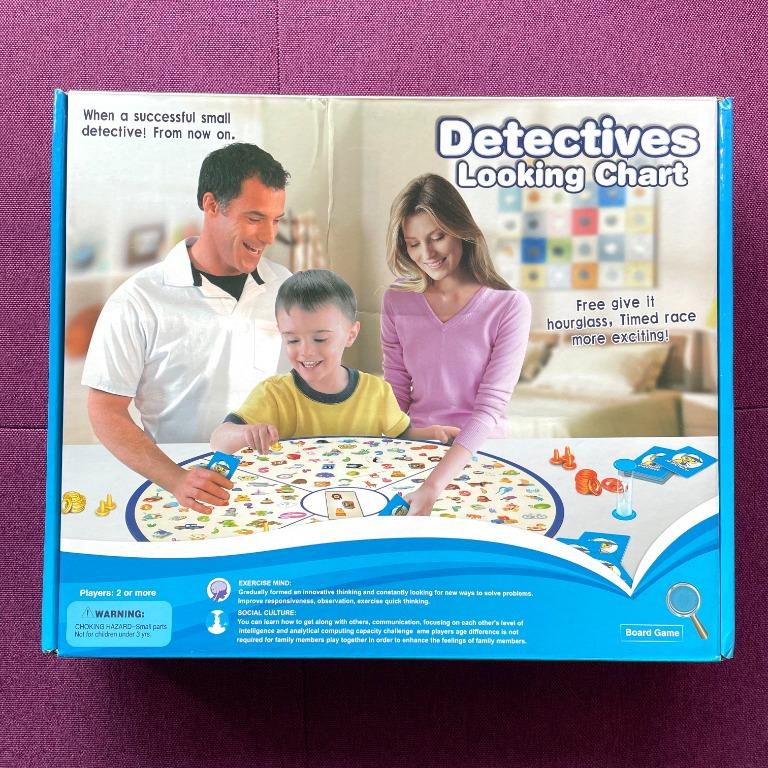 Detectives Looking Chart Board Game 