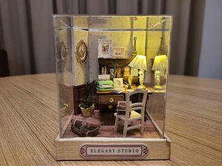 【精選禮物】DIY 雅致工作室小屋模型/袖珍屋/娃娃屋 DIY Elegant Studio Dollhouse