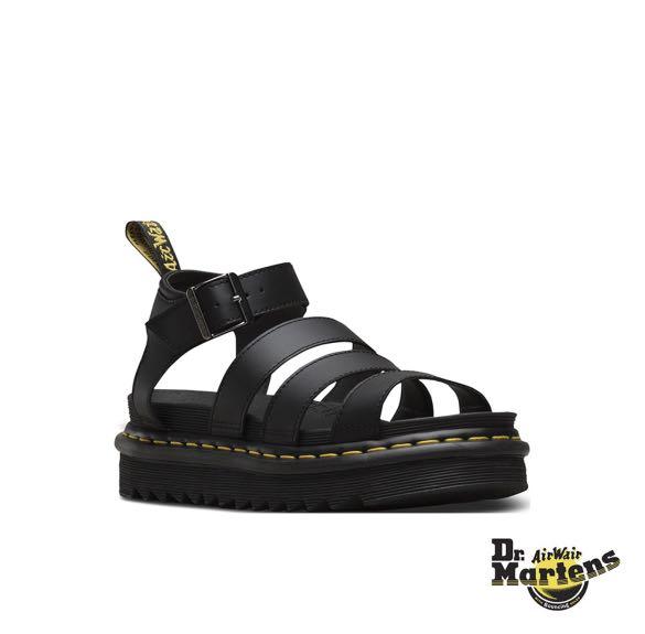 dr martens blaire sandals white size 5