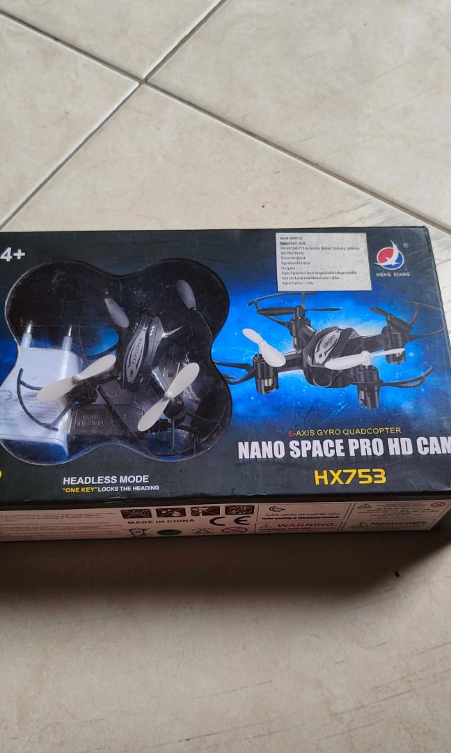 Drone mini NANOSPACE PROHD CAM HX753 Toys Collectibles Mainan
