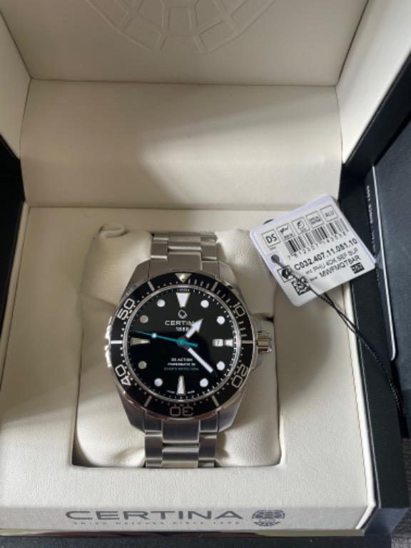 Certina ds action diver discount powermatic 80 sea turtle