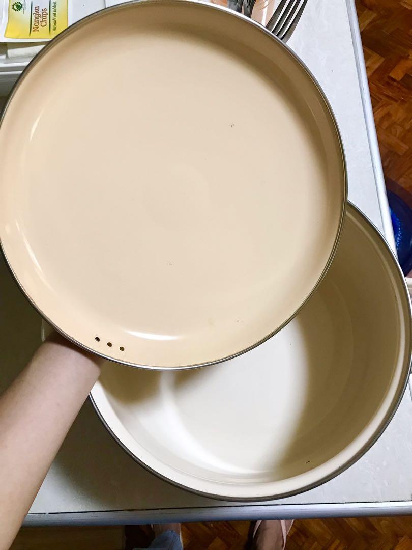 Ejiry Japan Enamel Cookware/ Large Pot, Furniture & Home Living