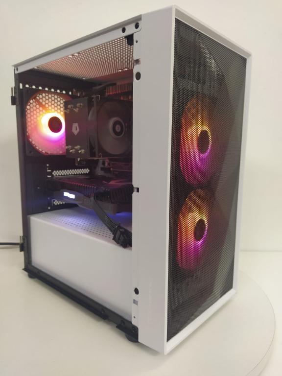 EXCLUSIVE REFURBISHED AMD Ryzen 7 2700X ASRock B450M Pro4 KLEVV Bolt X 16GB 2x8 DDR4 2933 Lexar NM620 256GB NVMe M.2 EVGA BQ 500W 80 Plus Bronze ZOTAC Gaming GeForce RTX 2070 8GB DDR6 Tecware Forge M2...