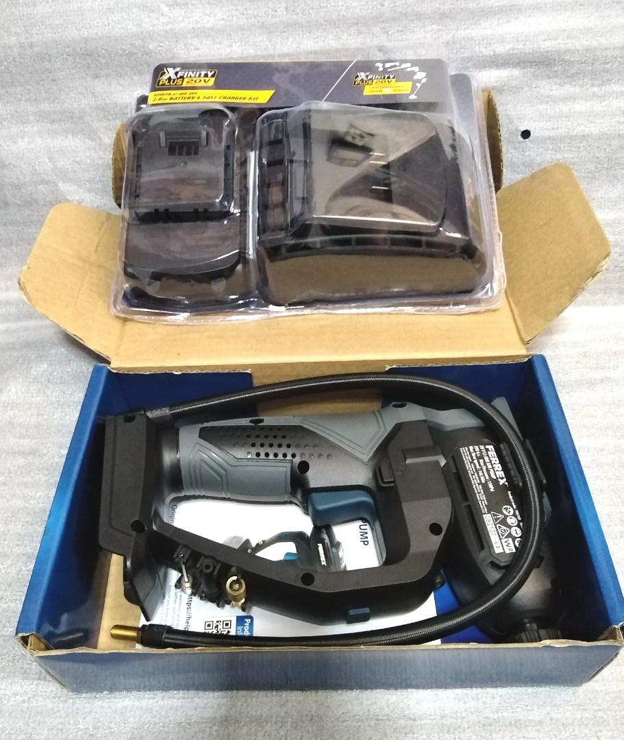 Ferrex Workzone Gardenline Heavy Duty 20V LIION New Model Cordless Rechargeable Digital Auto