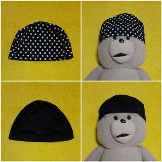 FREE Black / Polka Dots Swim Caps / Head Caps