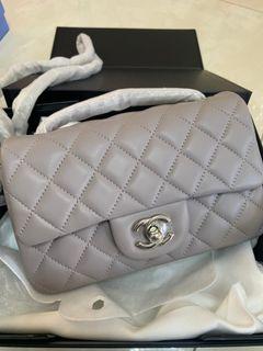 Genuine leather bag rectangular