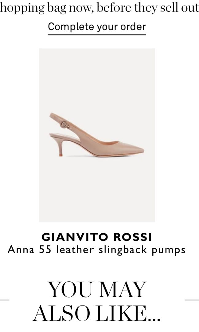 Gianvito rossi anna slingback online