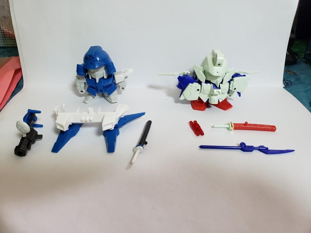 Gundam 已砌高達模型sd 散件武者風雷主江須 興趣及遊戲 玩具 遊戲類 Carousell