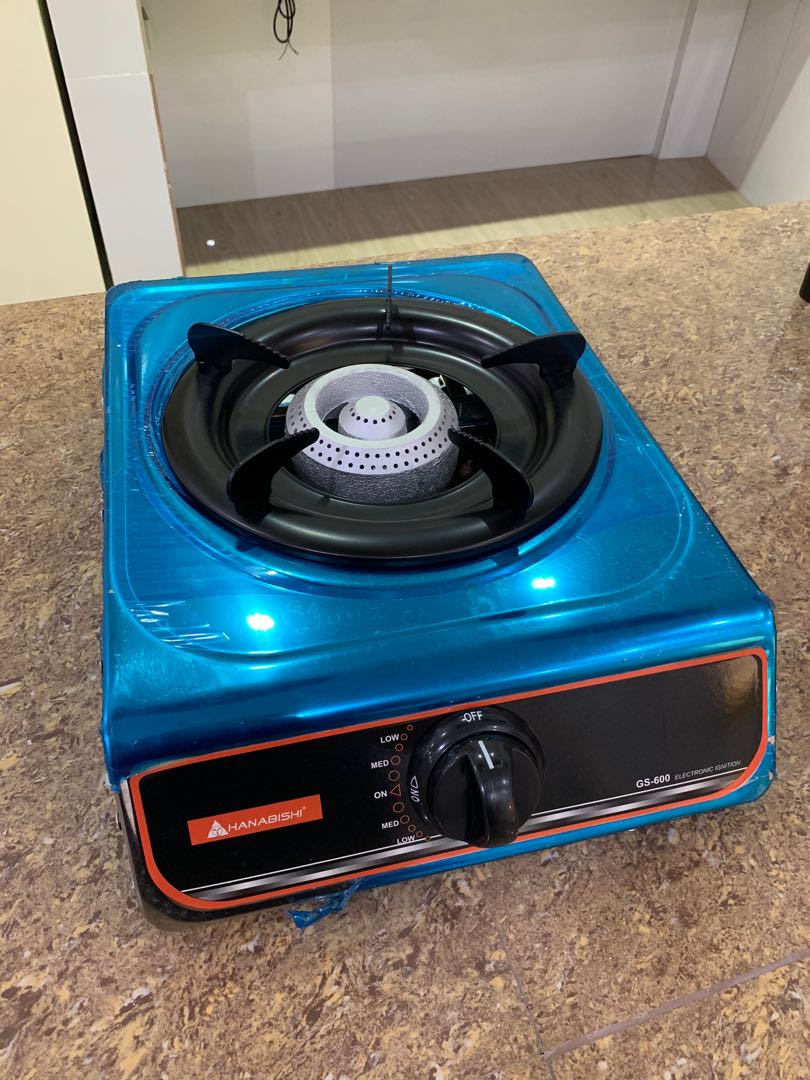 Hanabishi Single Burner Gas Stove GS600, Furniture & Home Living