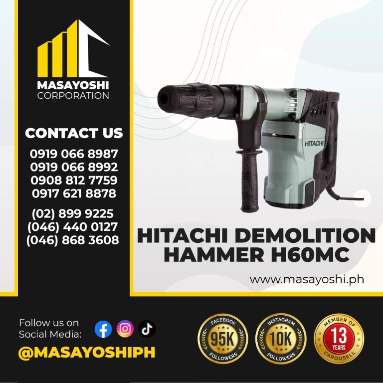 HITACHI Demolition Hammer H60MC Power Tools Hammer , Commercial