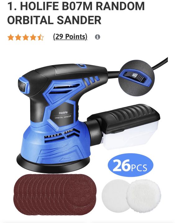 Holife orbital sander hotsell