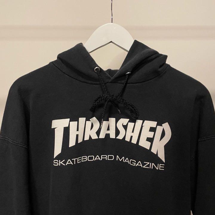 harga hoodie thrasher second