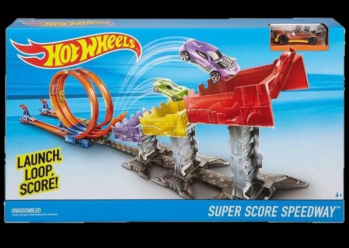 Hot wheels super score speedway playset sale