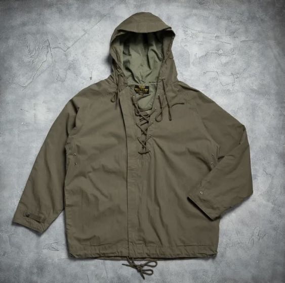 Houston USN WWII Wet Weather Parka Army green military 軍褸, 男