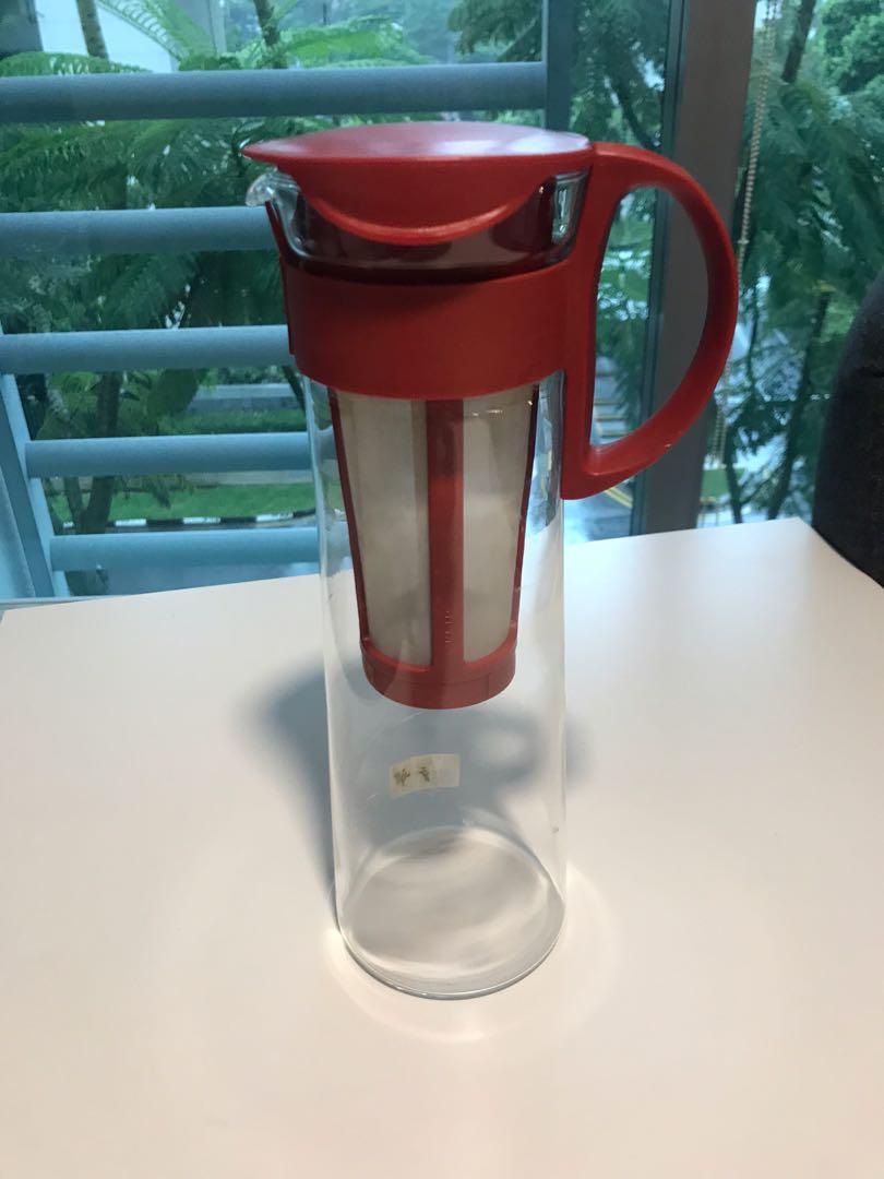 Iced Coffee Steeper (Category: Coffee & Tea Tableware) located in Singapore. Submitted by jthie407 (Listing ID 1147581393, Image 1). Description: Very lightly used. So great for making iced coffee. Would be great for iced tea and also flavoring water. .