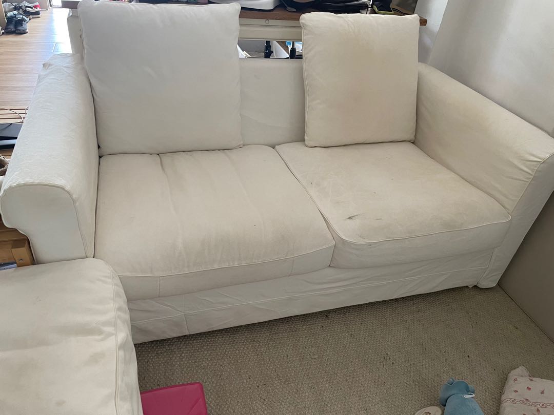 Ikea gronlid 2 seater, ottoman, extra covers, Furniture & Home Living