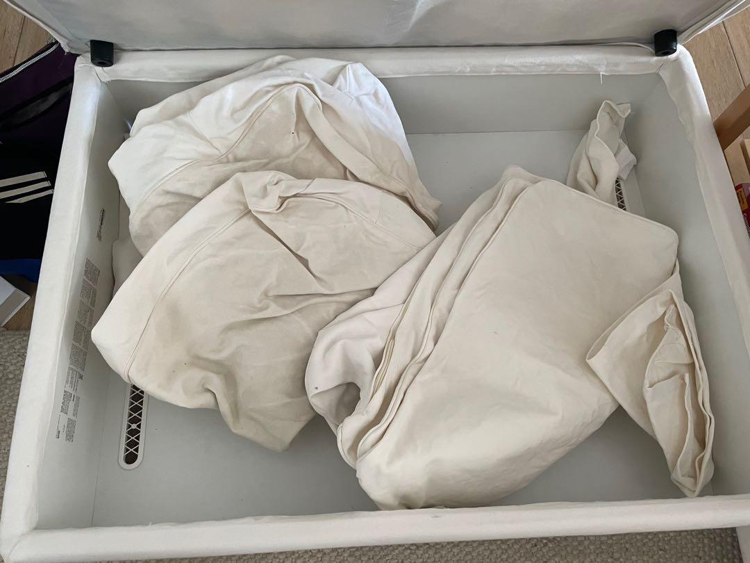 Ikea gronlid 2 seater, ottoman, extra covers, Furniture & Home Living