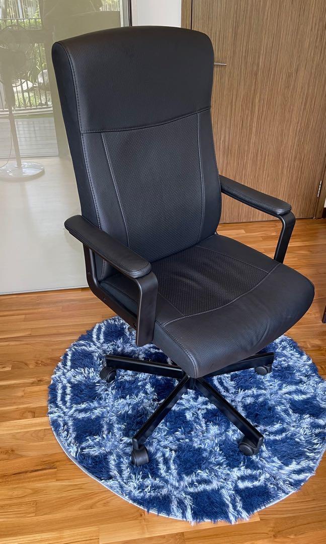 IKEA MILLBERGET Swivel chair, Murum Black, Desk Chair, Office Chair