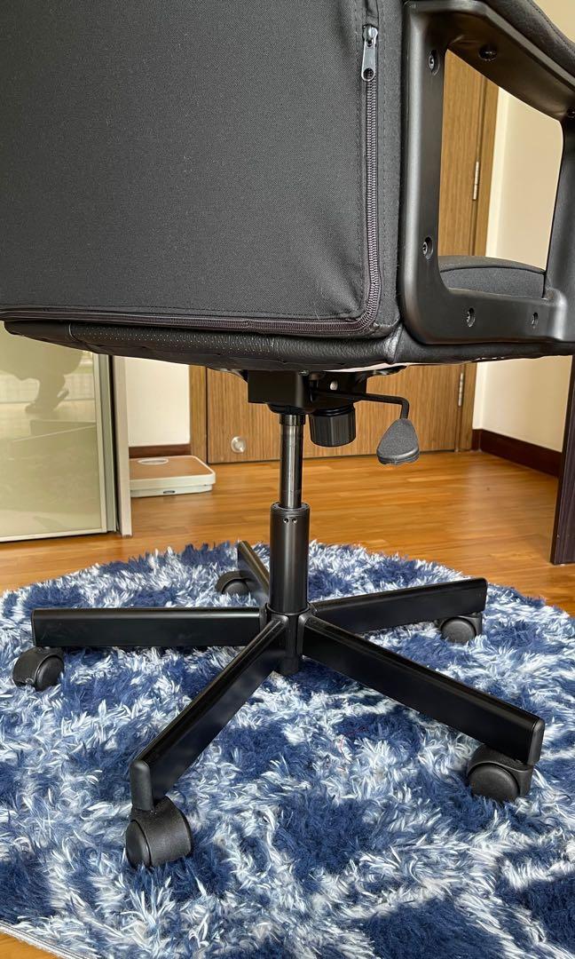 IKEA MILLBERGET Swivel chair, Murum Black, Desk Chair, Office Chair