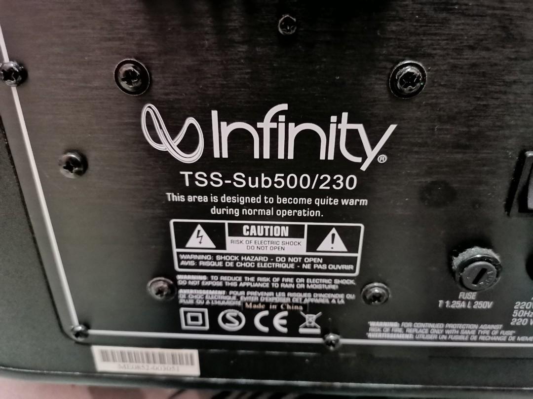 Infinity tss 500 subwoofer, Audio, Soundbars, Speakers & Amplifiers on