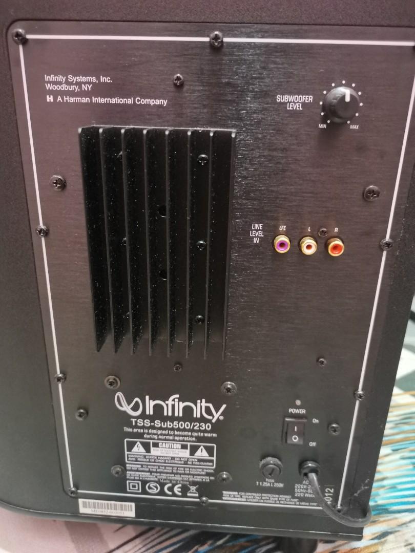 Infinity tss 500 subwoofer, Audio, Soundbars, Speakers & Amplifiers on