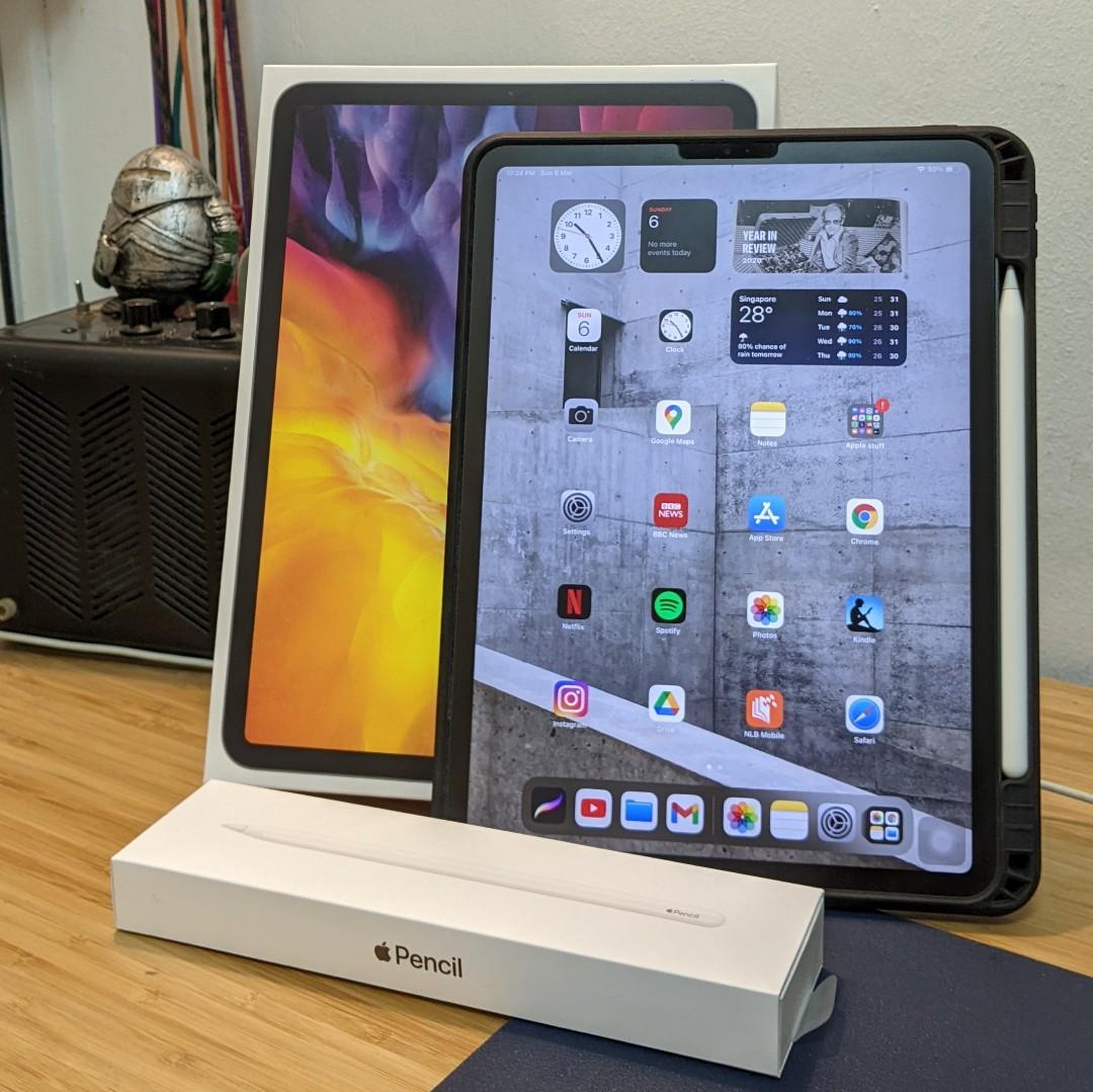 Ipad Pro 11-inch 128gb WiFi (2nd Gen) 2020 + Apple Pencil (2nd Gen 