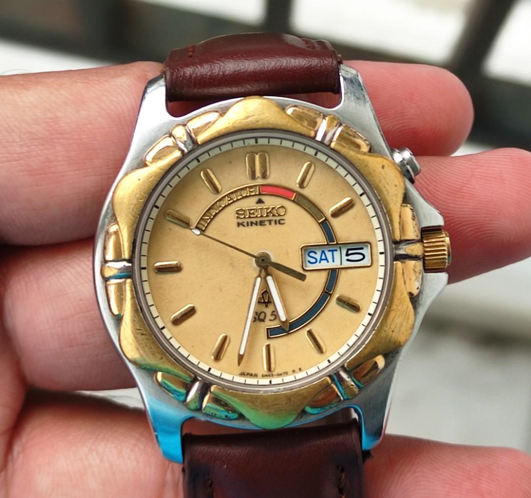 Jam Tangan SEIKO Kinetik SQ 50 ORIGINAL