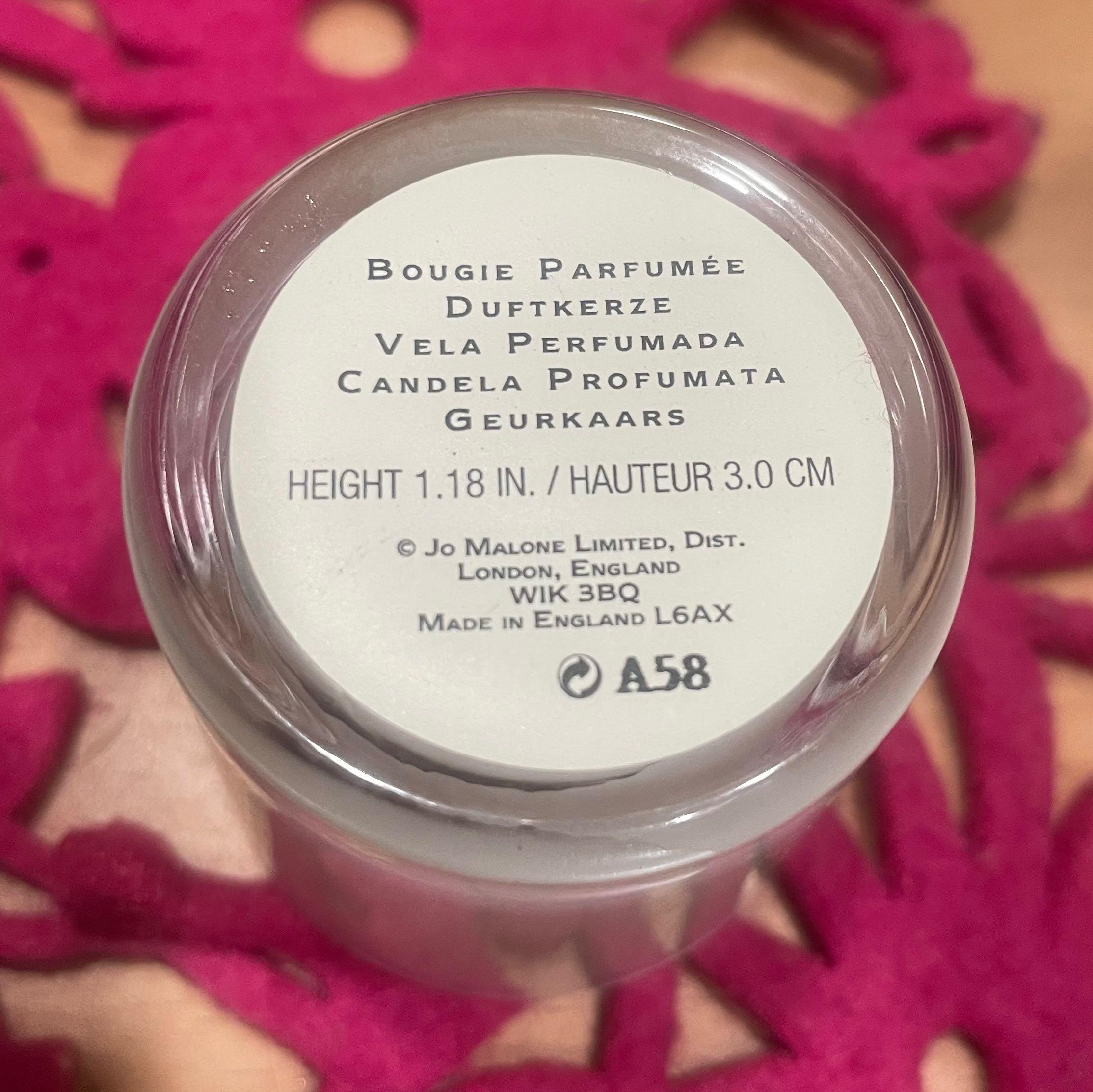 Jo Malone London Sweet Almond Macaroon Scented Candle, Furniture