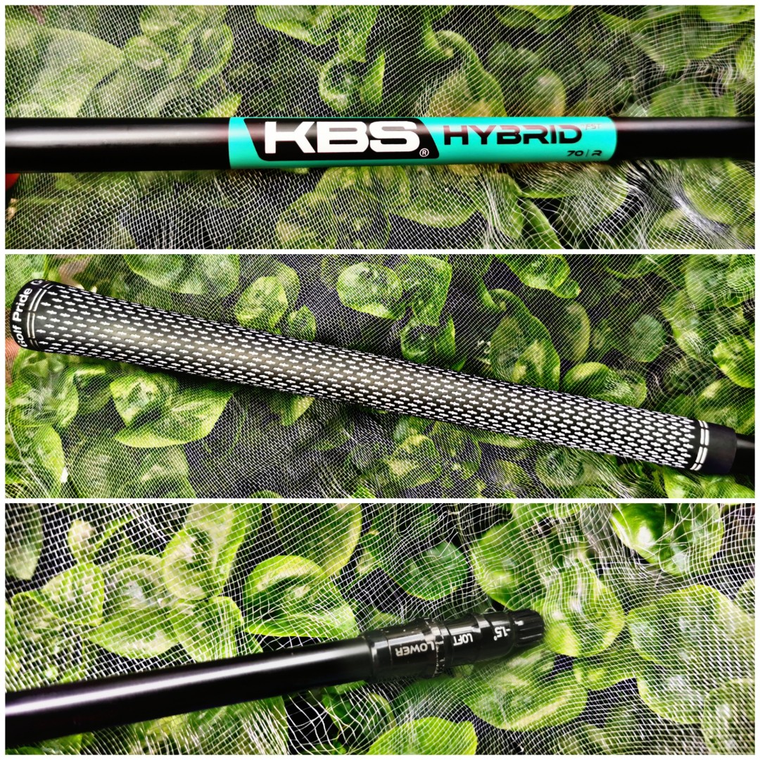 KBS 70R Hybrid Shaft 38.5" + Taylormade adapter, Sports Equipment