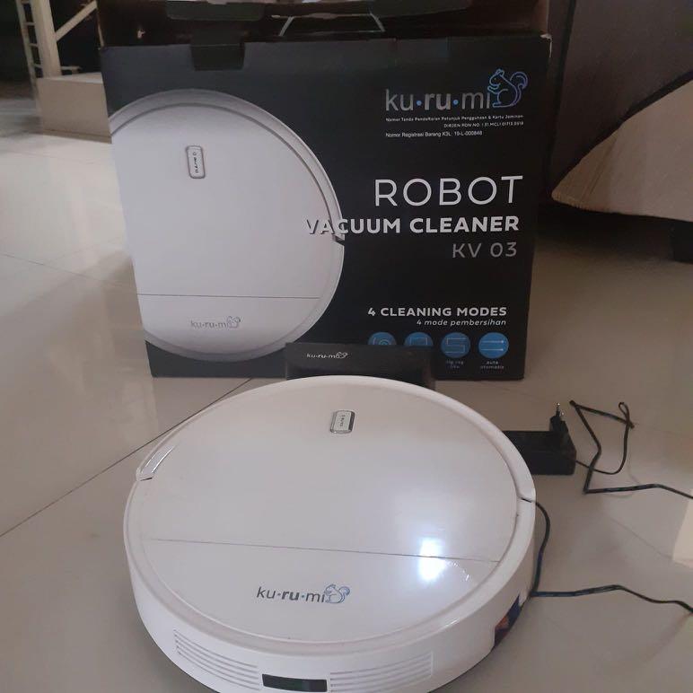 Kurumi Robot Vacuum Cleaner KV 03, Elektronik, Lainnya di Carousell