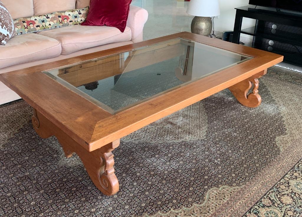Large Teak Coffee Table