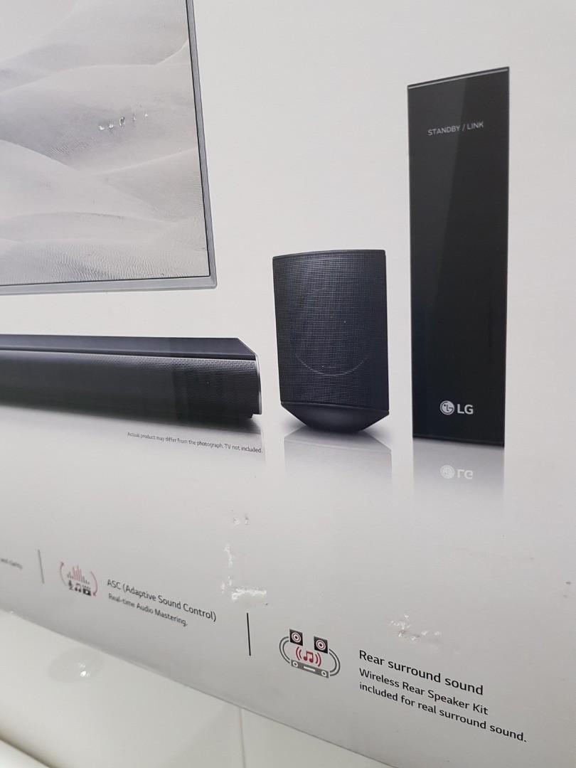 Lg sj4r 4.1 channel soundbar surround system with wireless surround sound speakers hotsell