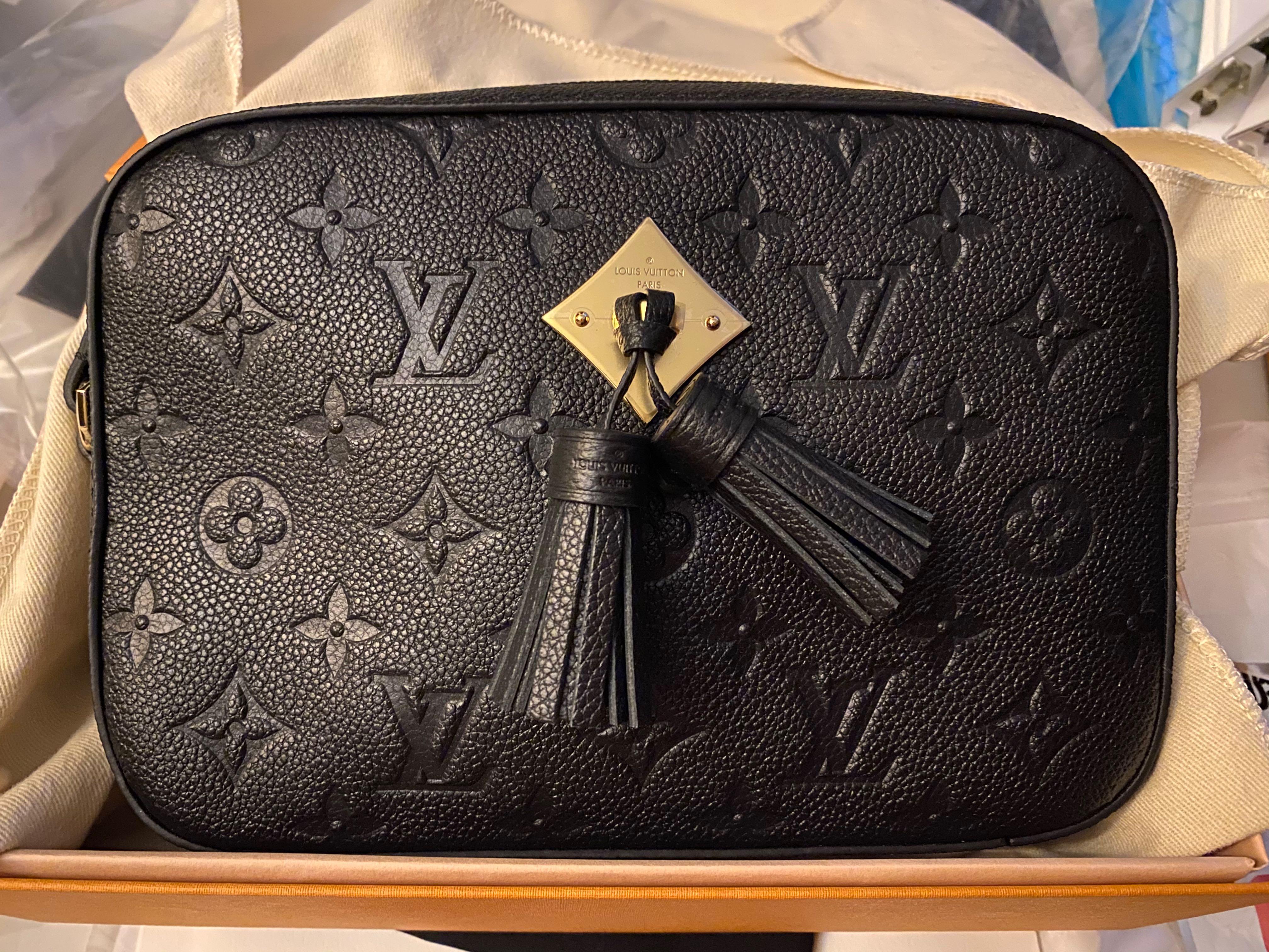 Louis Vuitton Saintonge Bag In Black Monogram Embossed Leather - Praise To  Heaven