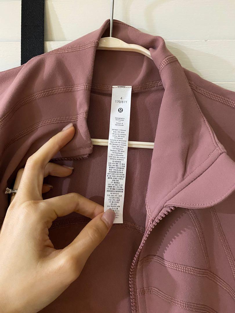 Lululemon Jacket Define vintage plum colour, Women's Fashion, Coats