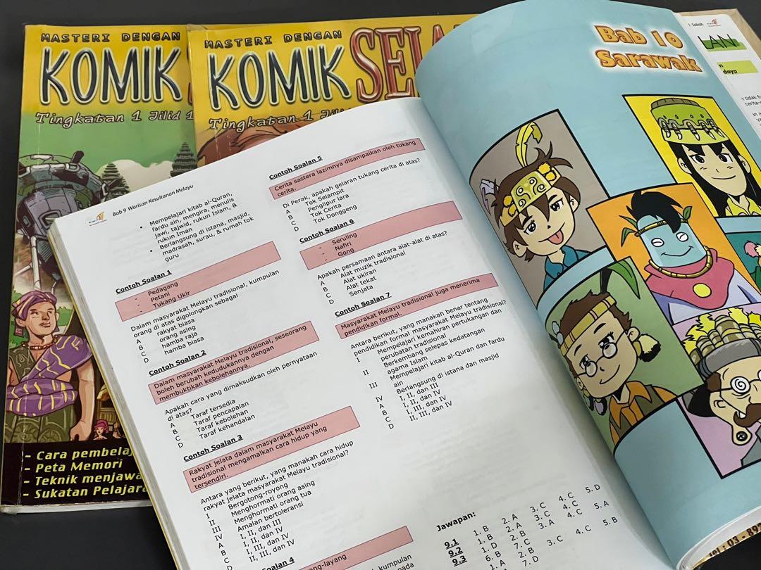 Masteri Dengan Komik Sejarah Tingkatan 1 Jilid 1 Jilid 3 Hobbies