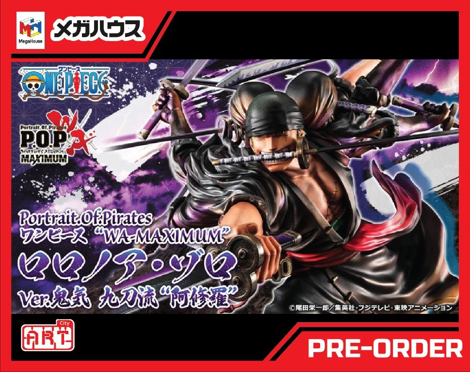 Megahouse One Piece Portrait Of Pirates Sa Maximum Roronoa Zoro Asura Demon Aura Nine Sword Style Hobbies Toys Collectibles Memorabilia Fan Merchandise On Carousell