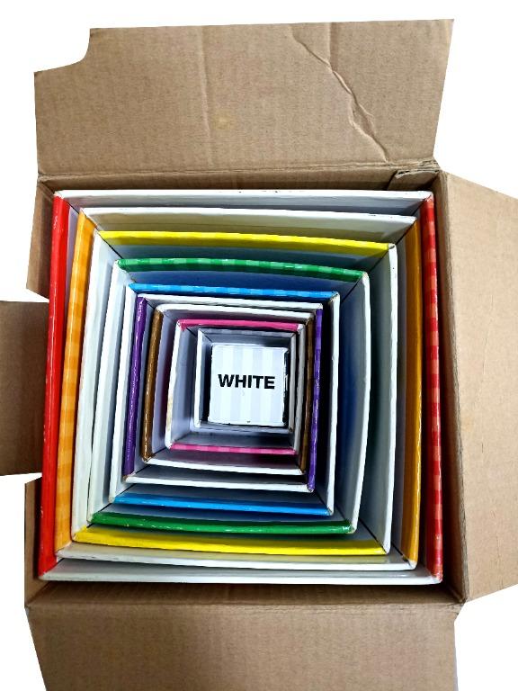 Melissa & Doug Numbers, Shapes, Colours Nesting and Stacking Blocks