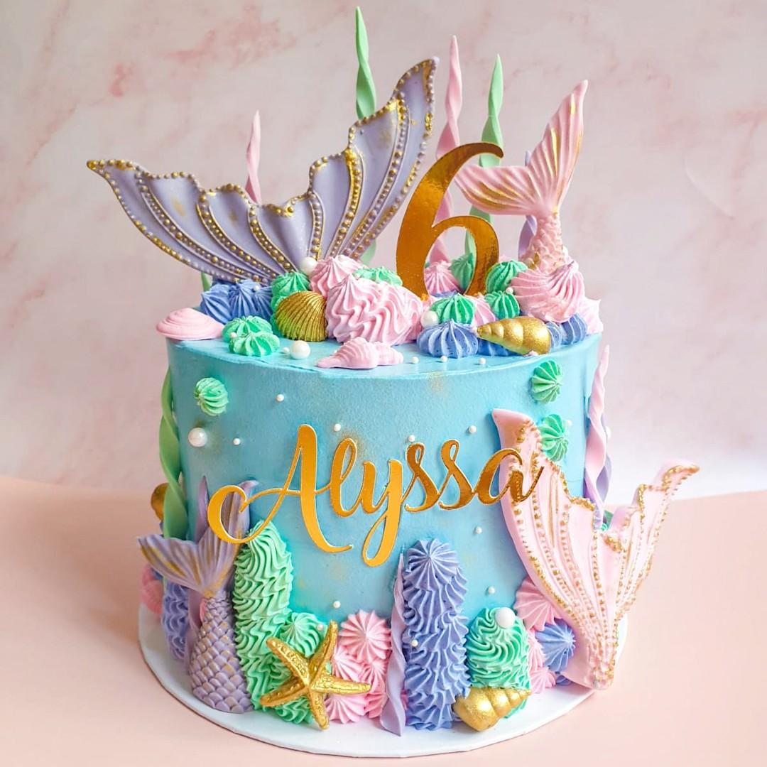 Mermaid Cake Topper | Mermaid Birthday Party | Vintage Baby Girl Afric –  Magical Party Shop