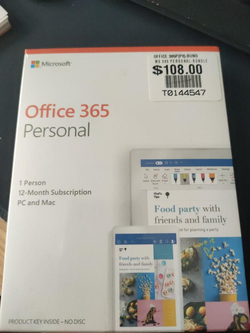 Microsoft Office 365 Personal 12Month Subscription, Computers & Tech