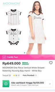 Mooimom dress ibu hamil dan menyusui couple dengan anak